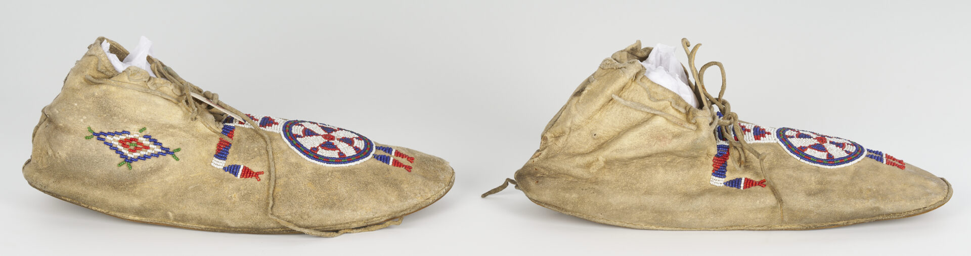 Lot 541: 3 Pairs Native American Moccasins