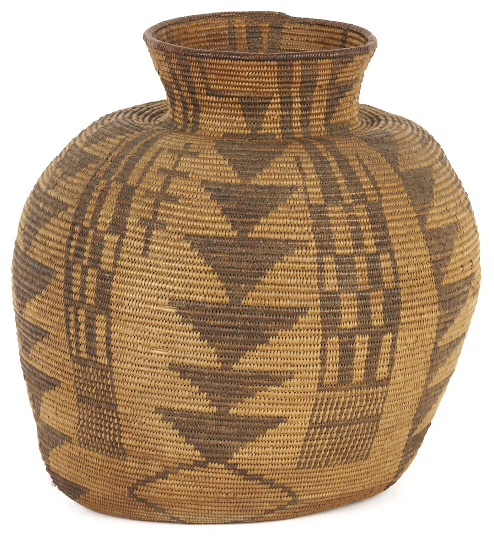 Lot 542: Large Native American Apache Olla Basket