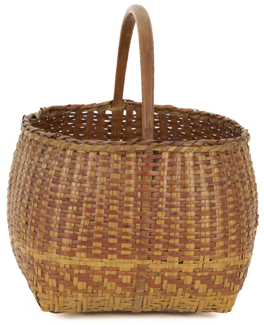 Lot 544: 2 Native American Cherokee Rivercane Baskets