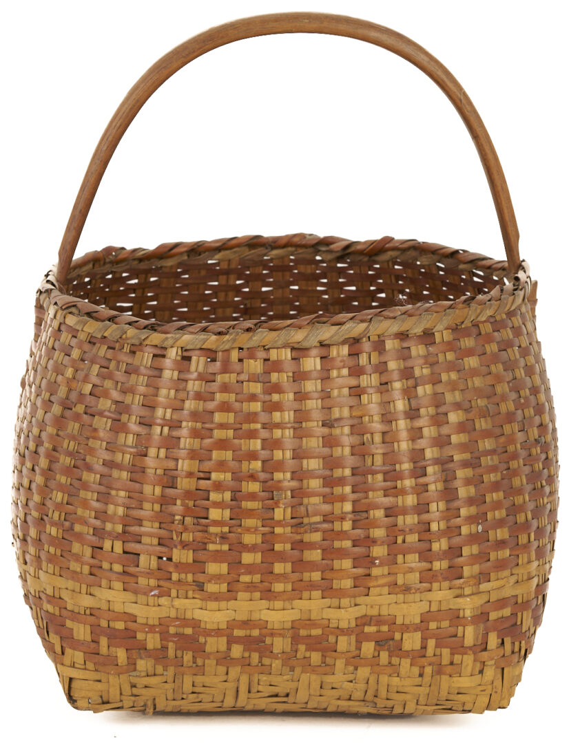 Lot 544: 2 Native American Cherokee Rivercane Baskets