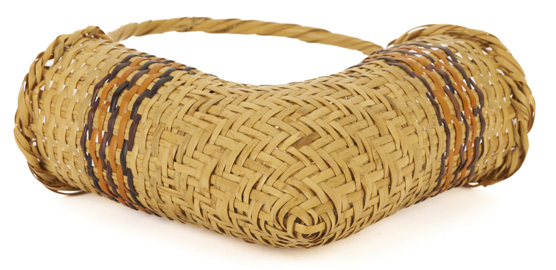 Lot 547: 3 Native American Rivercane Baskets, Cherokee & Cowshatta