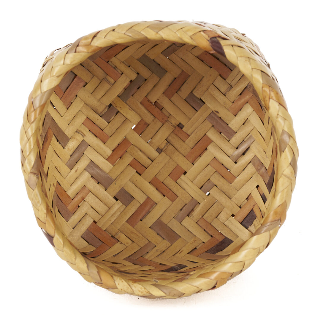 Lot 550: 3 Native American Cherokee Baskets