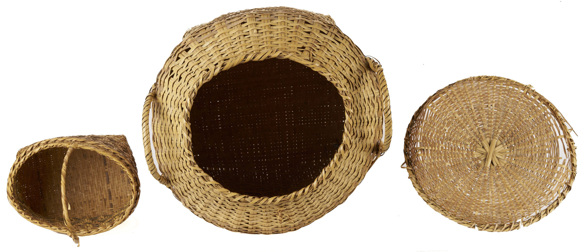 Lot 551: 4 Native American Choctaw Baskets