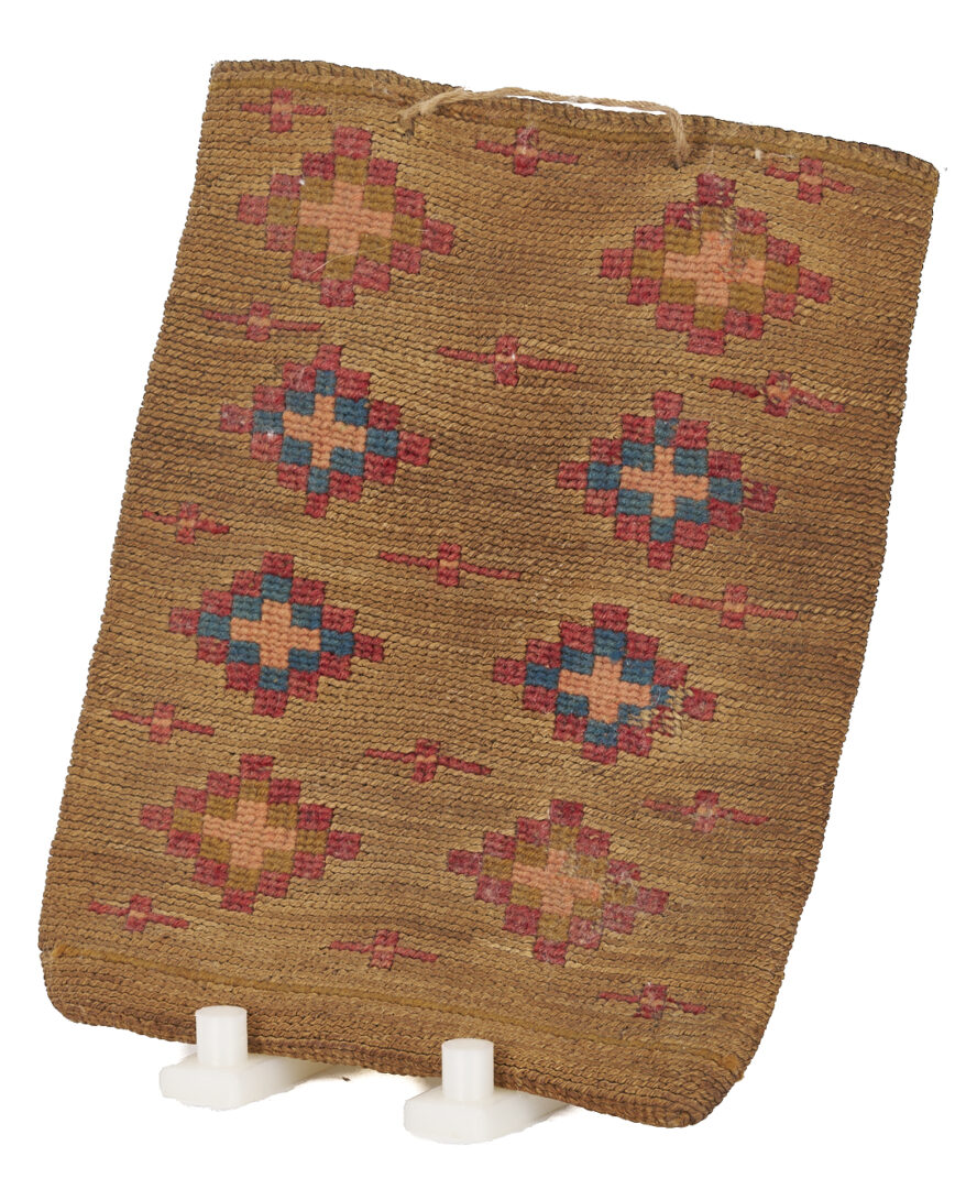 Lot 555: Native American Nez Perce Corn Husk Bag