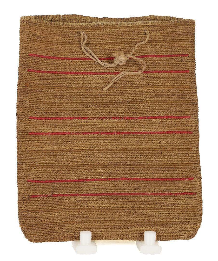 Lot 555: Native American Nez Perce Corn Husk Bag