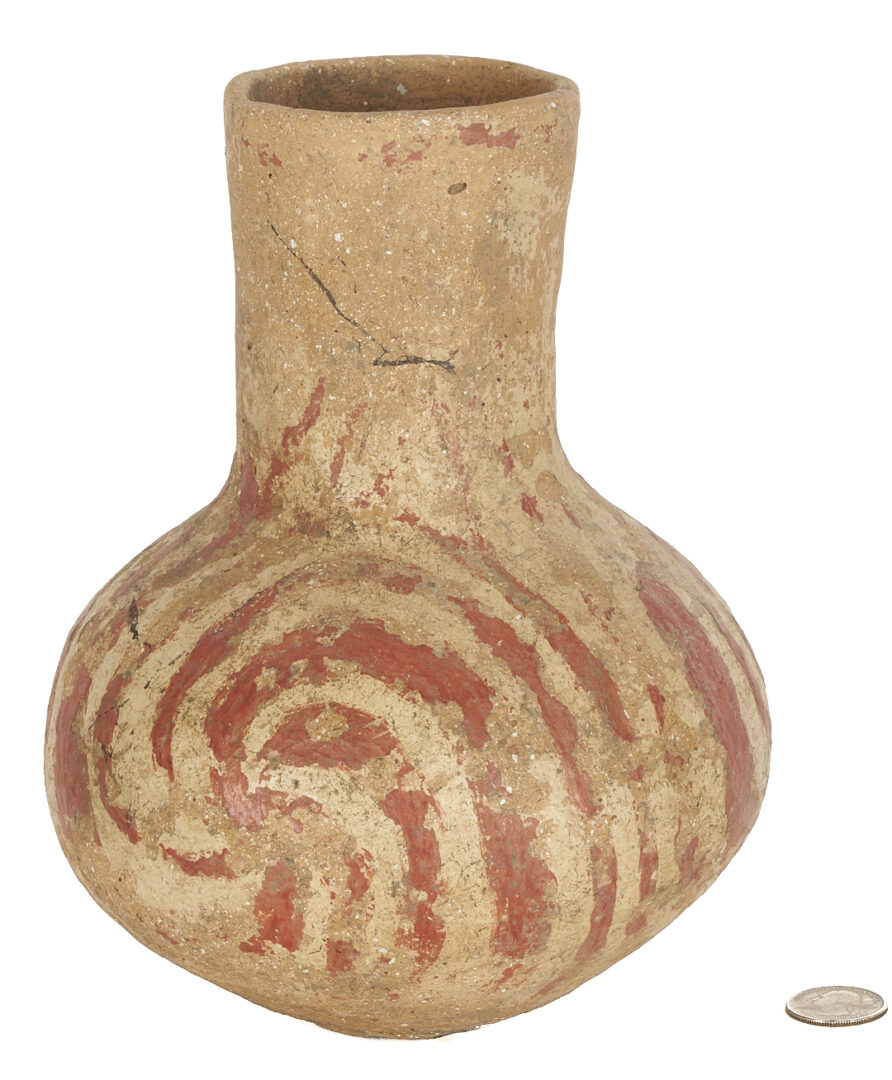 Lot 560: Mississippian Nodena Polychrome Water Vessel