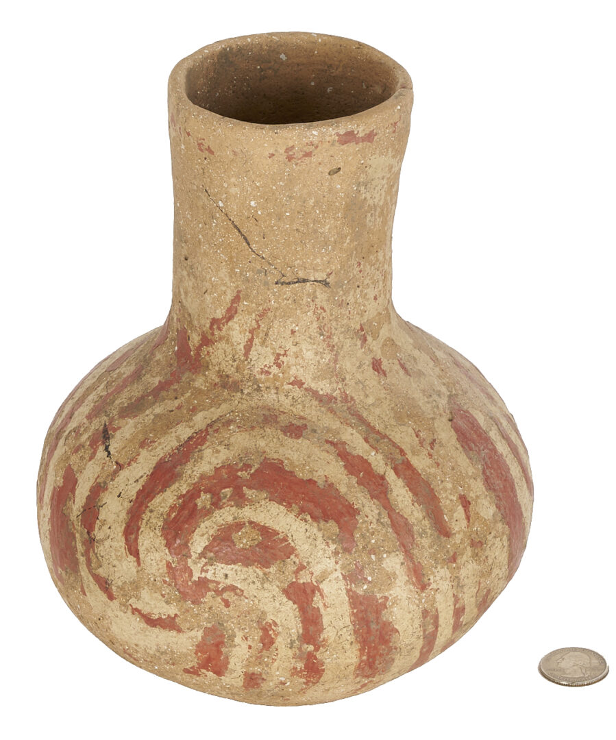 Lot 560: Mississippian Nodena Polychrome Water Vessel