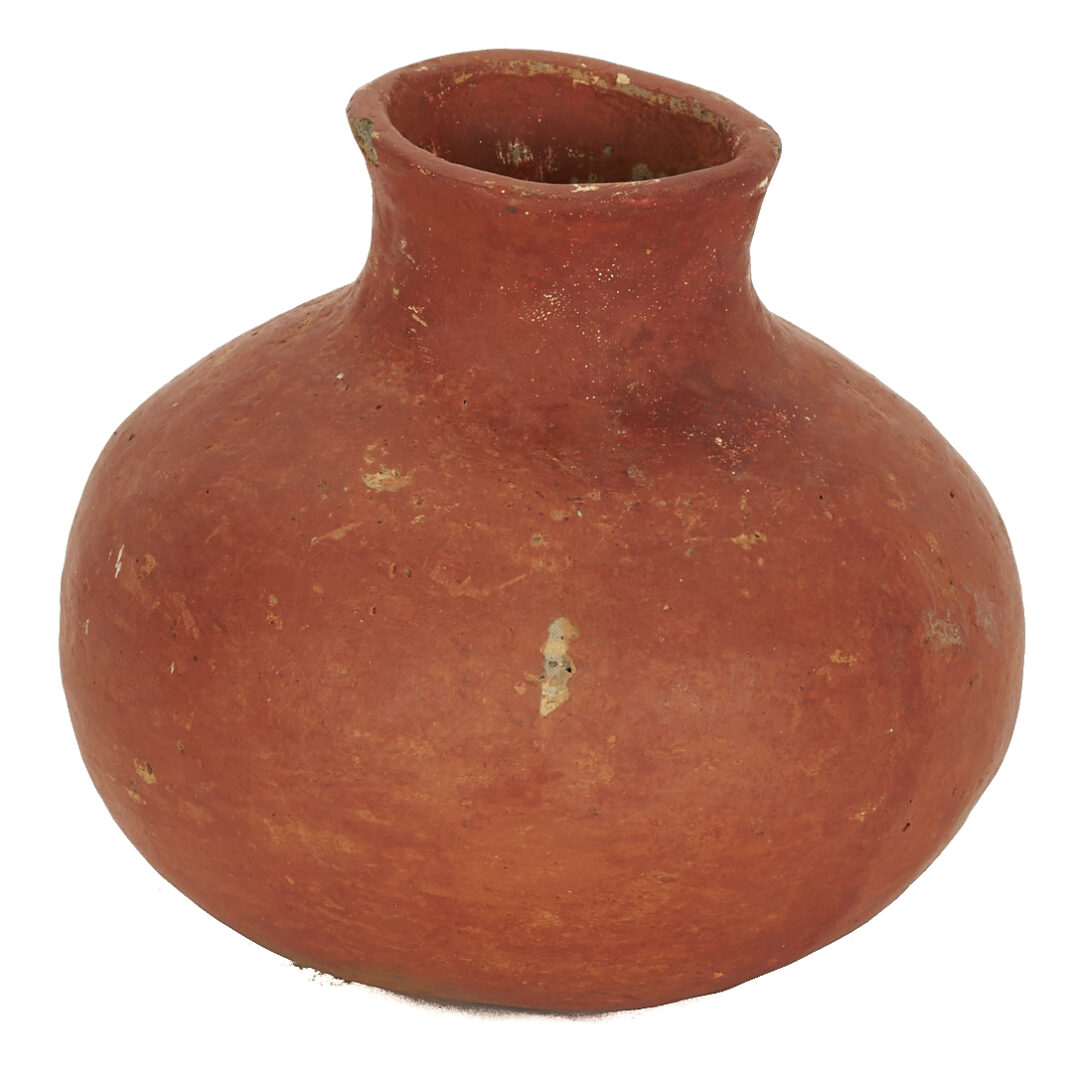 Lot 565: Mississippian Old Town Redware Vessel