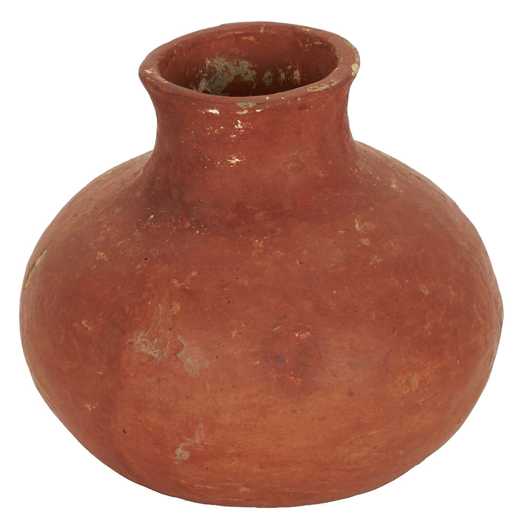 Lot 565: Mississippian Old Town Redware Vessel