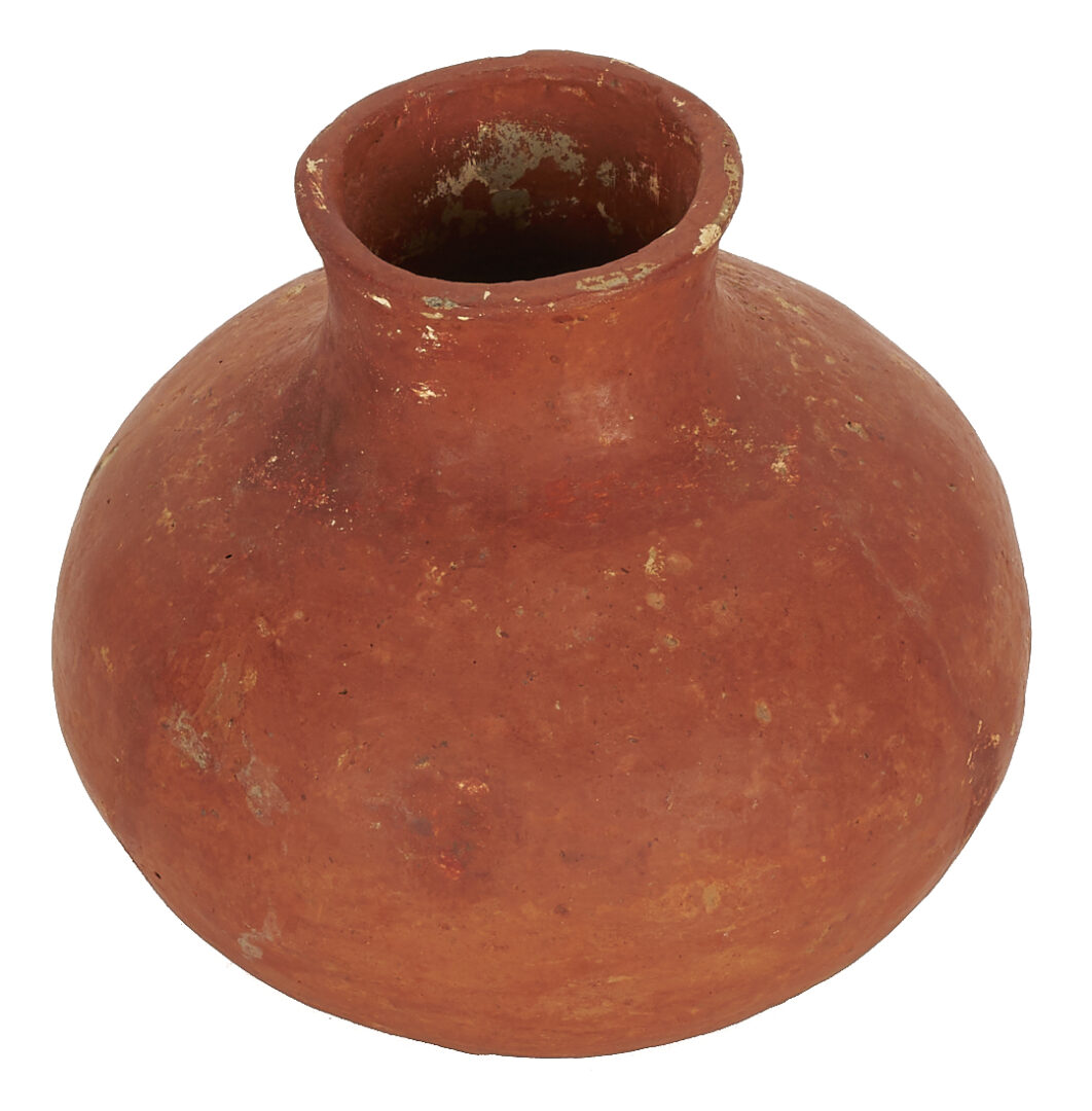 Lot 565: Mississippian Old Town Redware Vessel