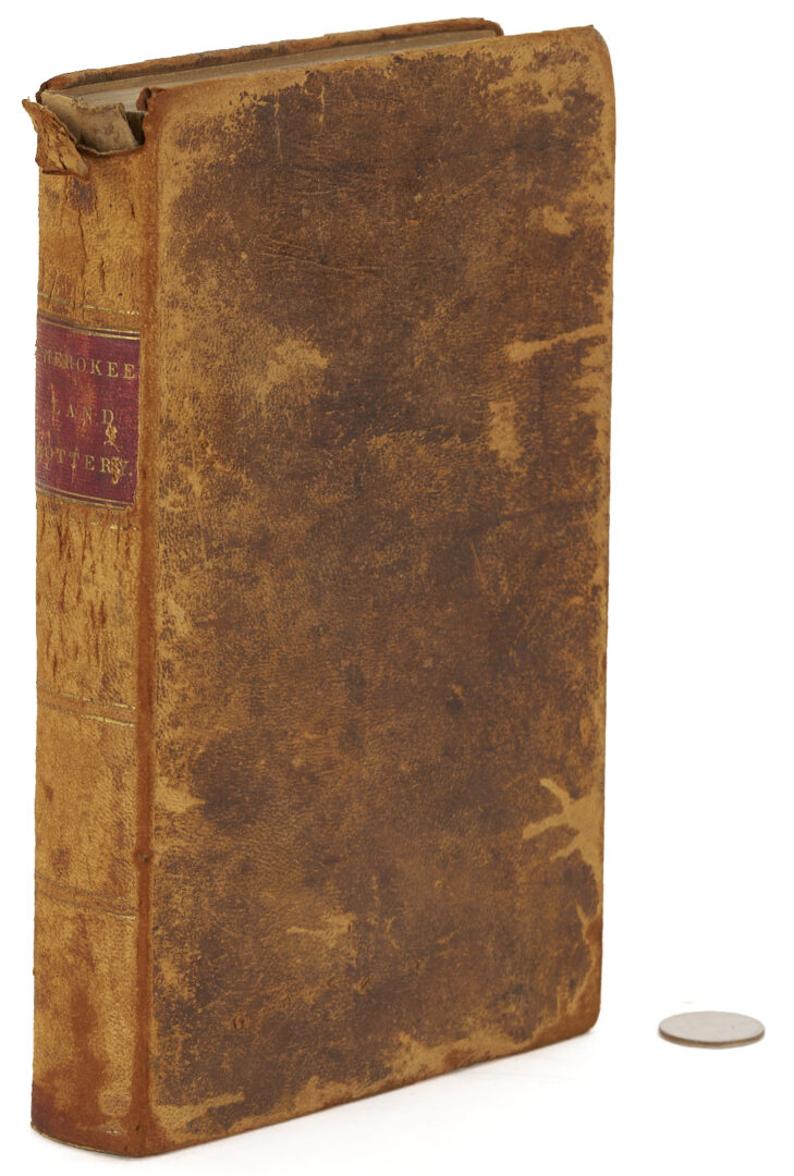 Lot 569: Cherokee Land Lottery Book, 1838