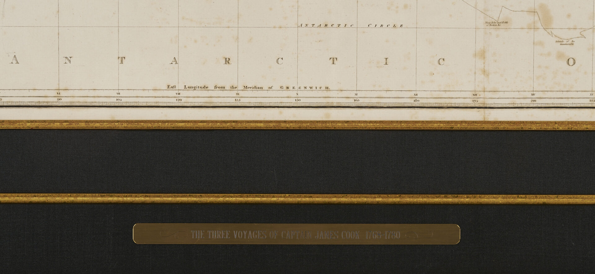 Lot 574: A General Chart Exhibiting the Discoveries Made by Captain James Cook, 1784, Strahan and Cadell of London