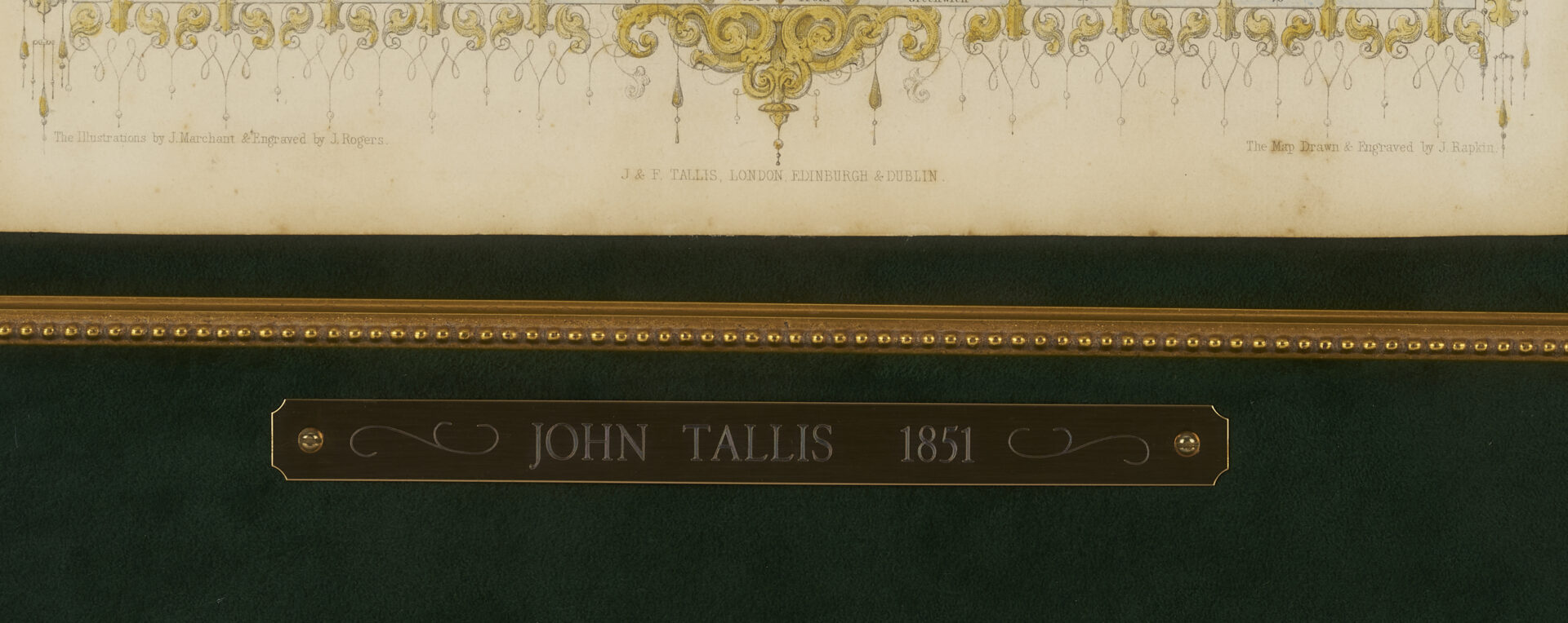 Lot 576: 2 John Tallis 1851 Maps: United States and North America