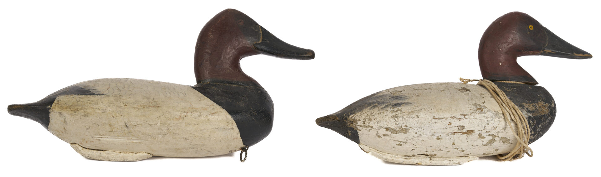 Lot 588: 3 MD Duck Decoys, incl. William "Snake" Heverin