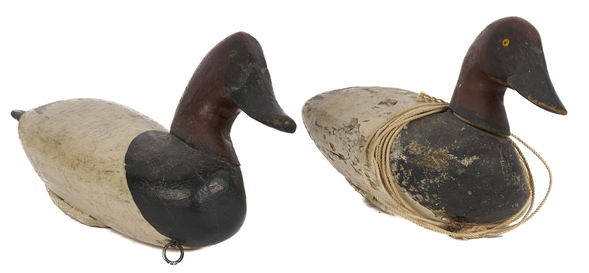 Lot 588: 3 MD Duck Decoys, incl. William "Snake" Heverin