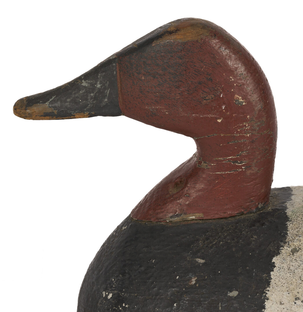 Lot 589: Ned Burgess, North Carolina Canvasback Decoy