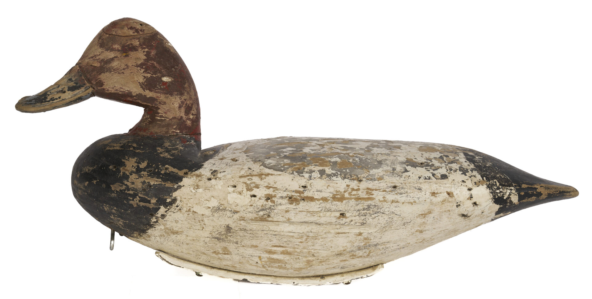 Lot 590: 2 Doug Jester Attributed Duck Decoys, incl. 1 Oversize