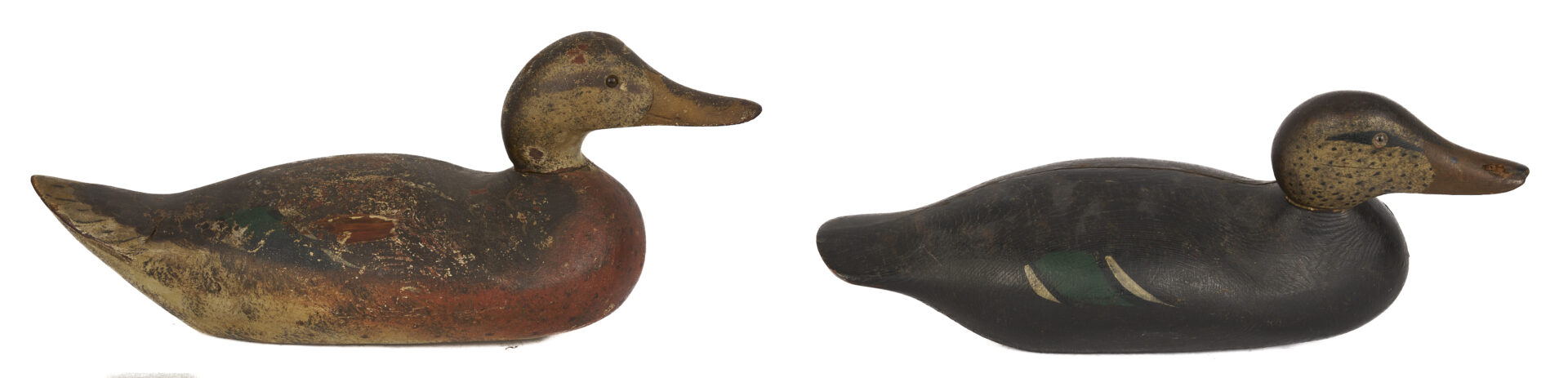 Lot 592: 4 Mason Factory Duck Decoys