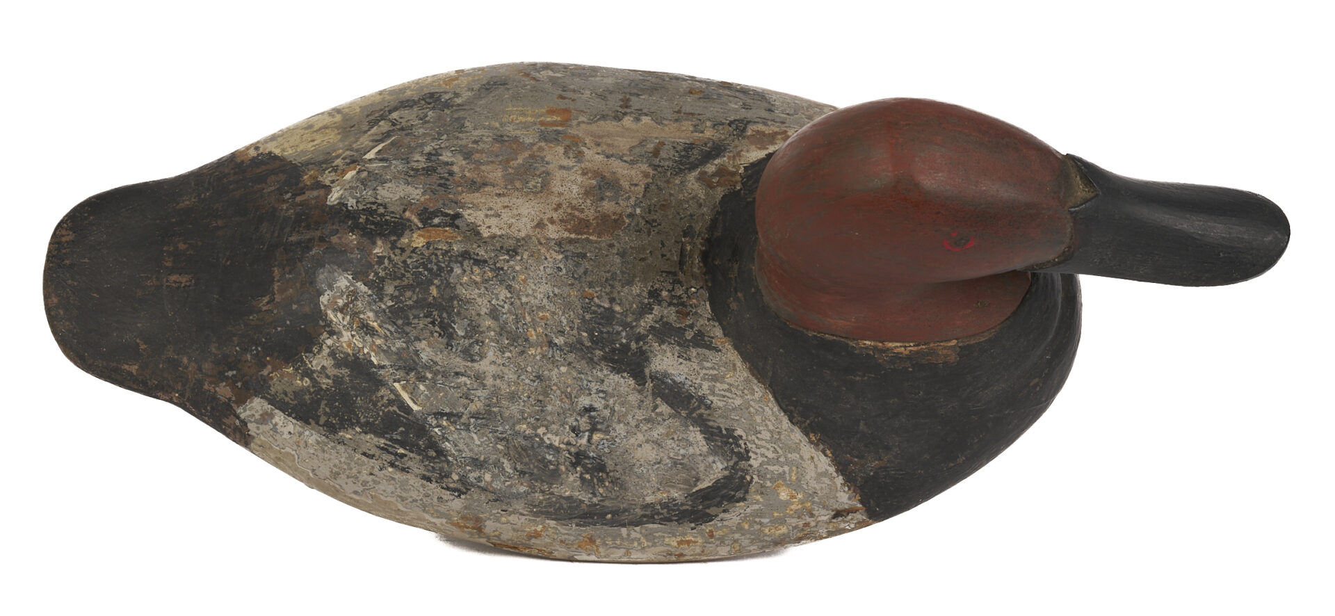 Lot 593: 3 Canvasback Drake Duck Decoys, incl. Evans Factory/Algard