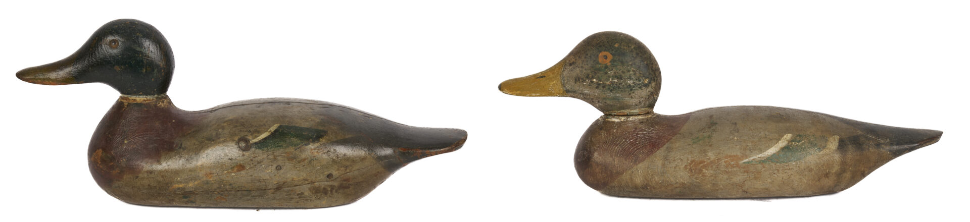 Lot 597: 4 Mason Factory Duck Decoys, Standard Grade