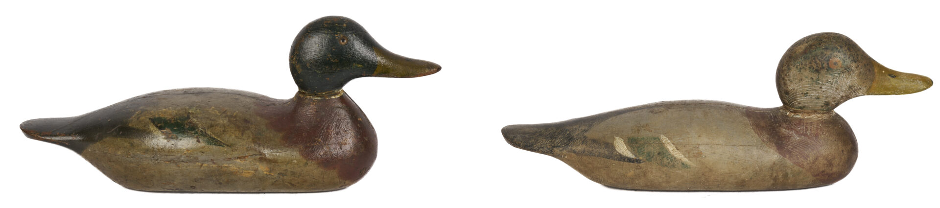 Lot 597: 4 Mason Factory Duck Decoys, Standard Grade