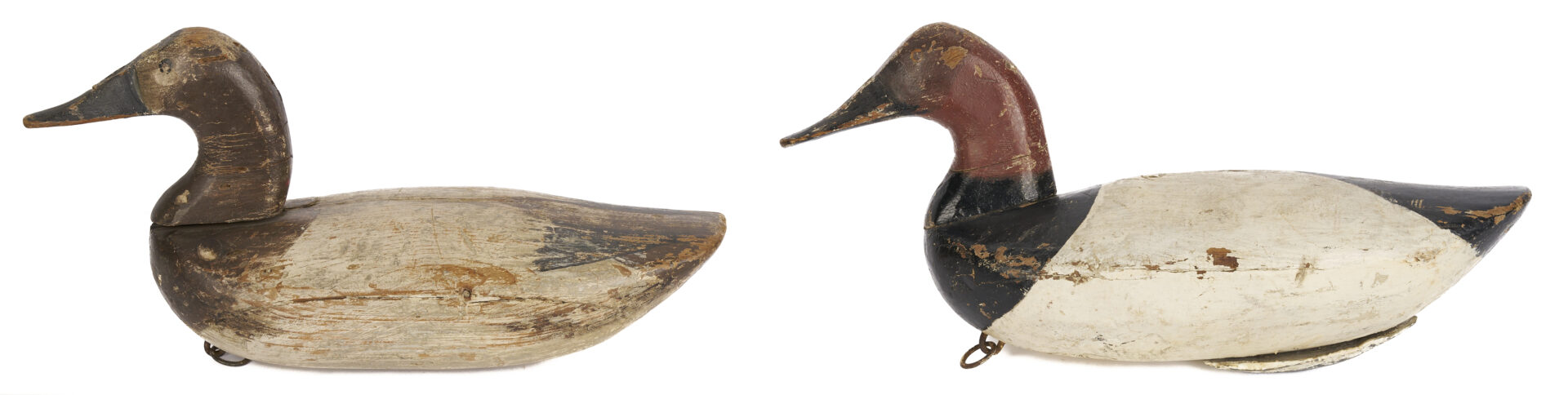 Lot 598: Pair MD Lum Fletcher Duck Decoys