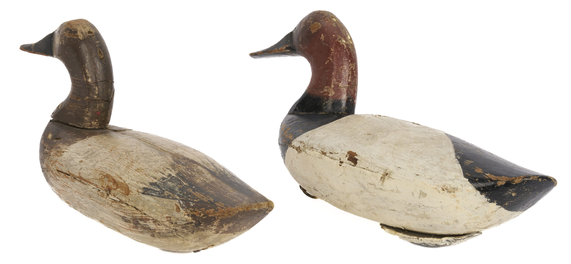 Lot 598: Pair MD Lum Fletcher Duck Decoys