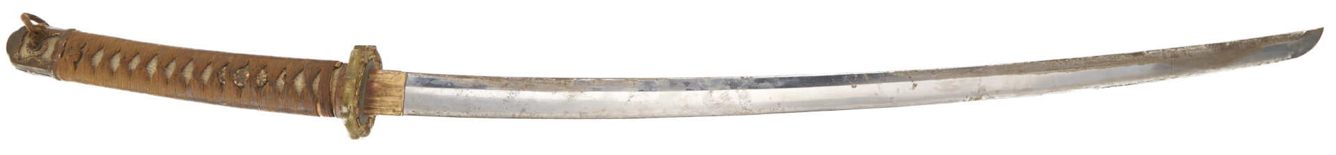 Lot 601: 1942 Japanese Shin-Gunto Sword, Signed Koa Isshin, Mantetsu