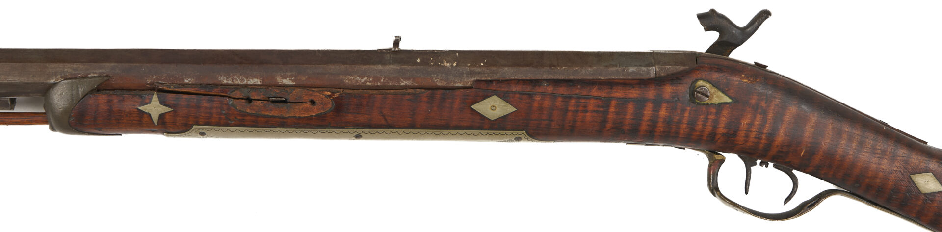 Lot 603: 19th Century Percussion Long Rifle