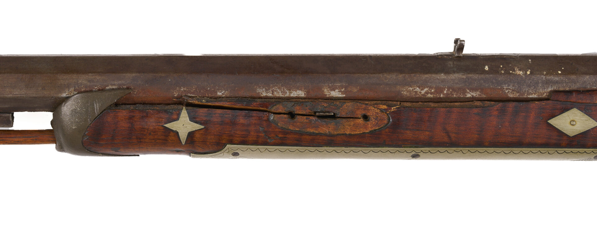 Lot 603: 19th Century Percussion Long Rifle