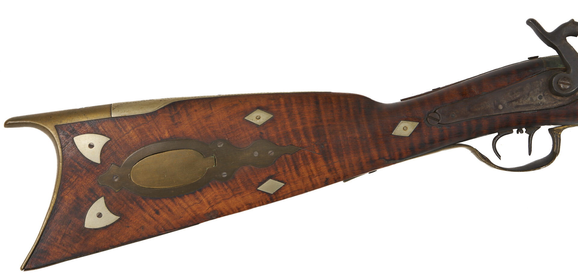 Lot 603: 19th Century Percussion Long Rifle