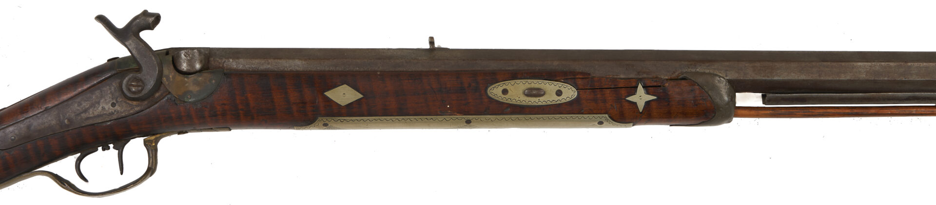 Lot 603: 19th Century Percussion Long Rifle