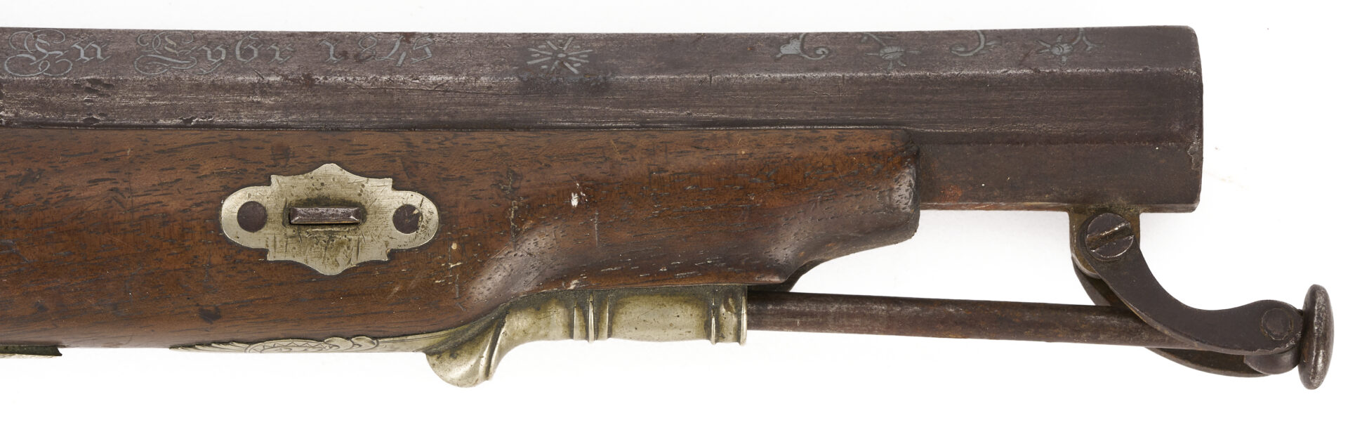 Lot 604: Mid 19th Century Spanish Percussion Pistol