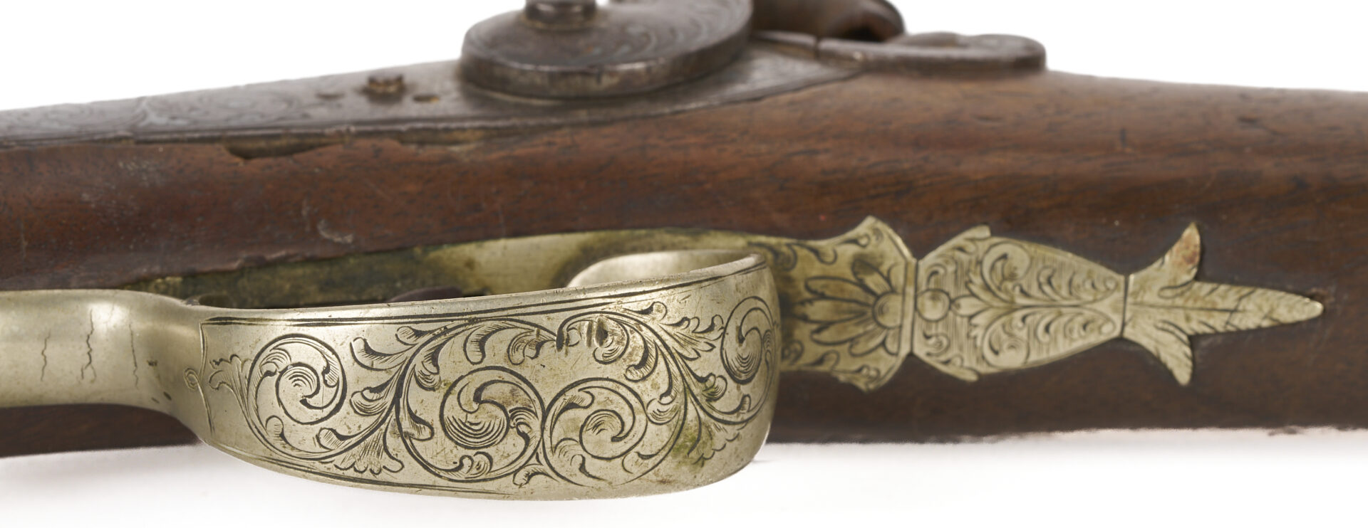 Lot 604: Mid 19th Century Spanish Percussion Pistol