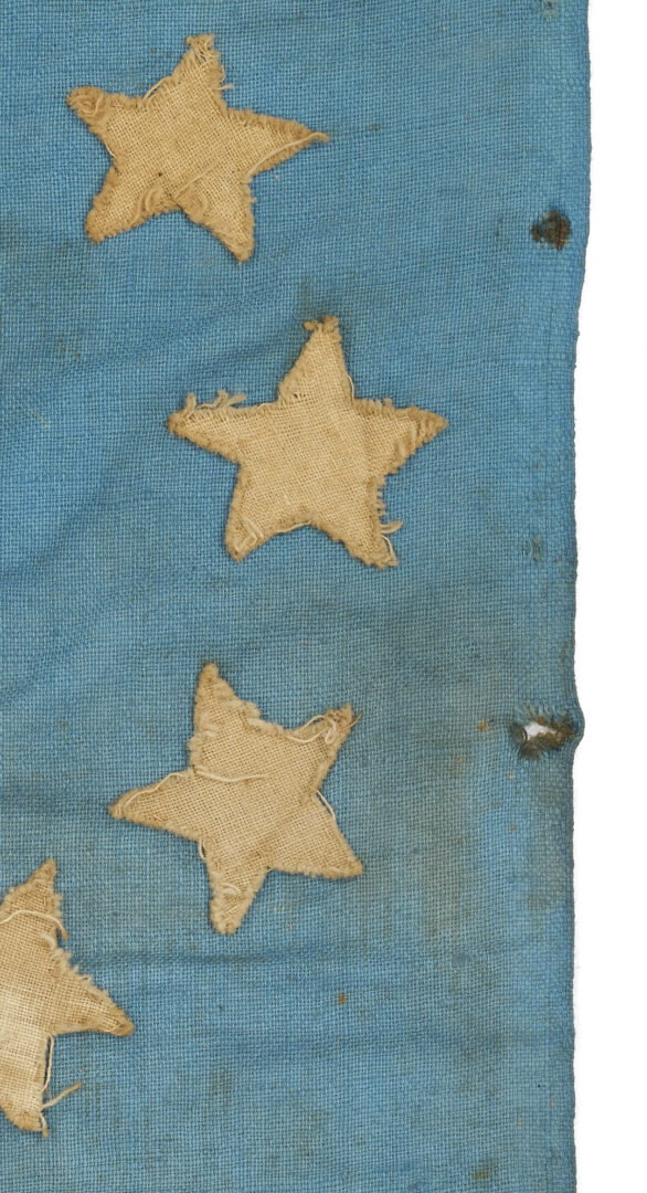 Lot 607: 1861 Civil War Personal Flag