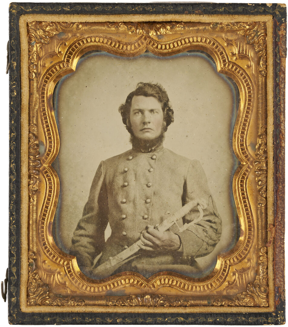 Lot 609: Mississippi Civil War Ambrotype, Thomas R. Shields Jr.