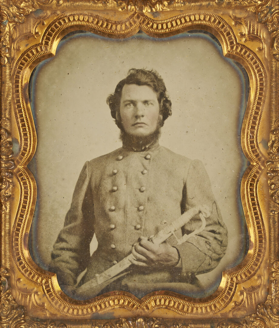 Lot 609: Mississippi Civil War Ambrotype, Thomas R. Shields Jr.