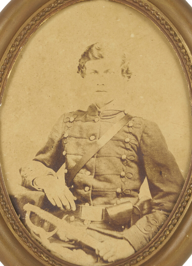 Lot 610: Mississippi Civil War Photograph of Joseph D. Shields, Killed