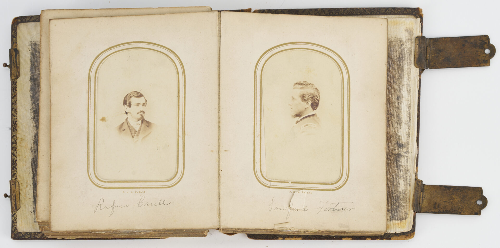 Lot 611: CDV Album, Indiana & Civil War