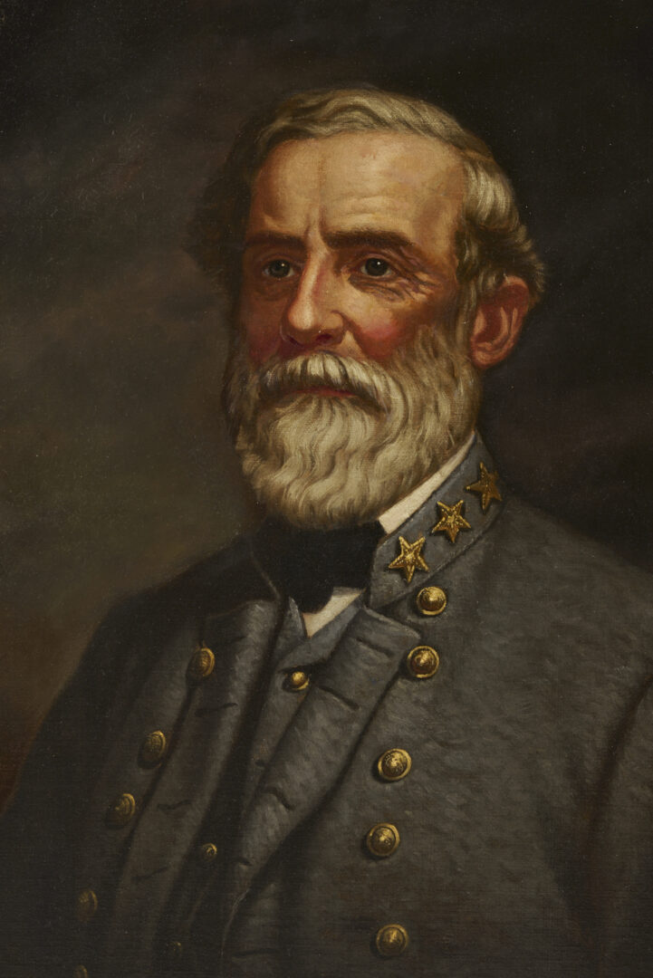 Lot 612: Portrait of General Robert E. Lee Signed J.K. Harley 1871