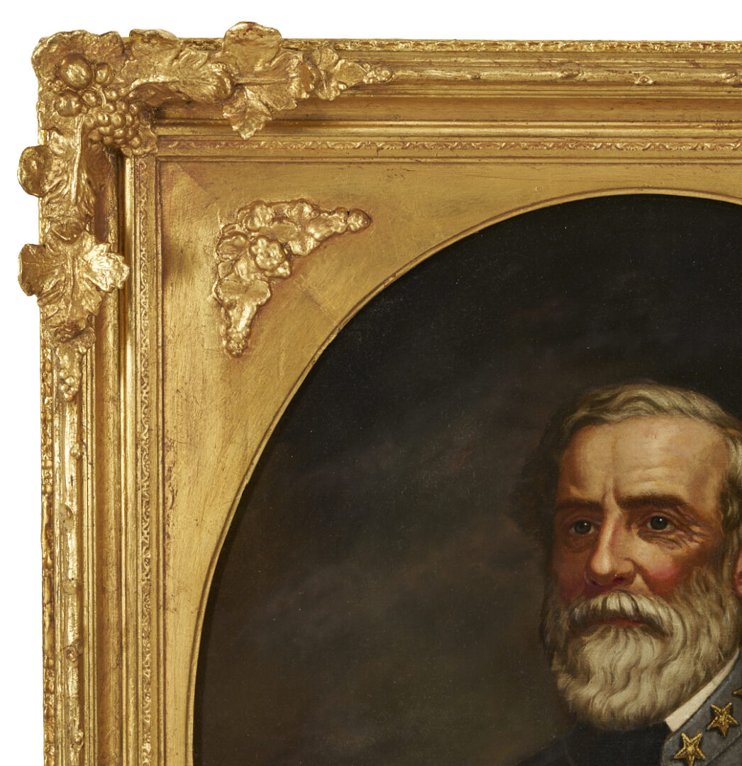 Lot 612: Portrait of General Robert E. Lee Signed J.K. Harley 1871