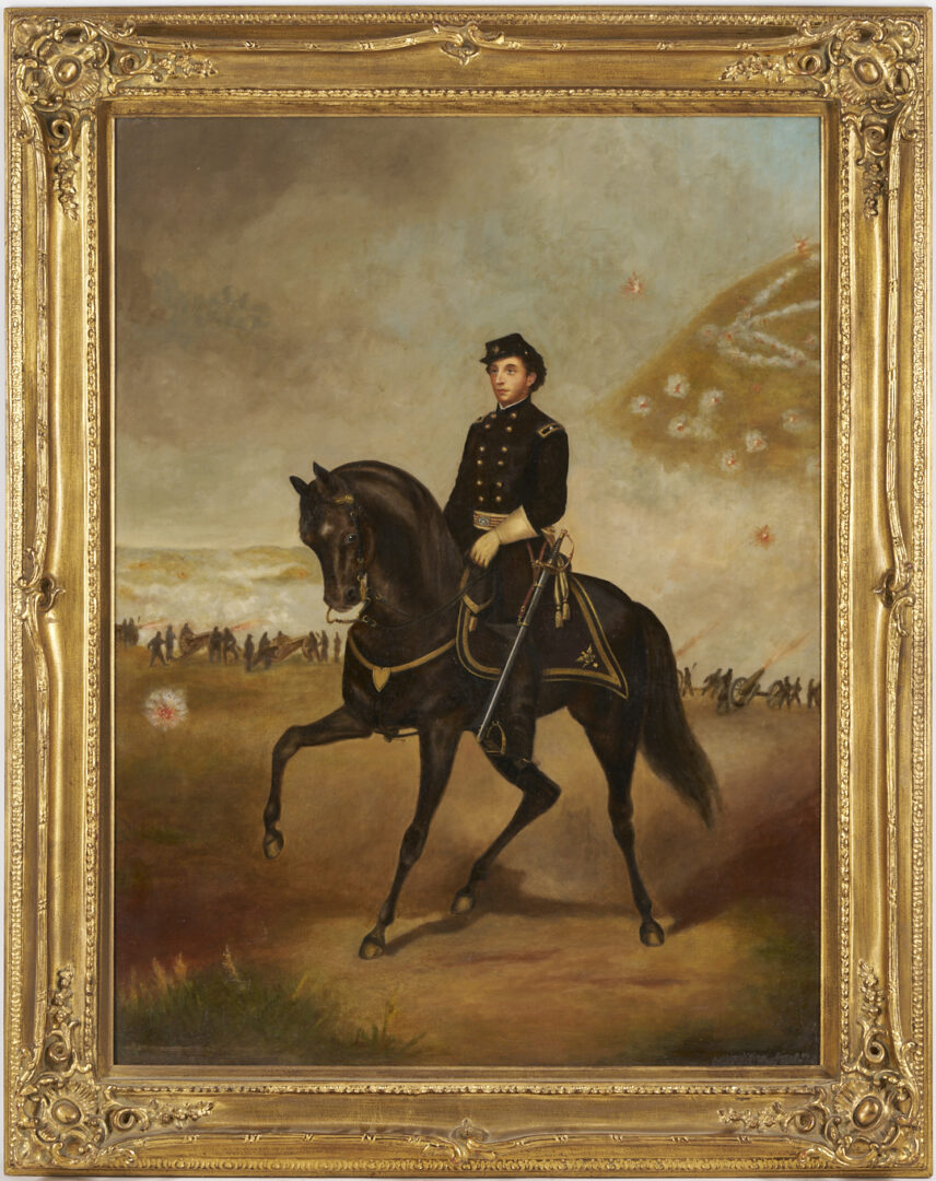 Lot 614: Equestrian Portrait of Gen. John Howard Kitching