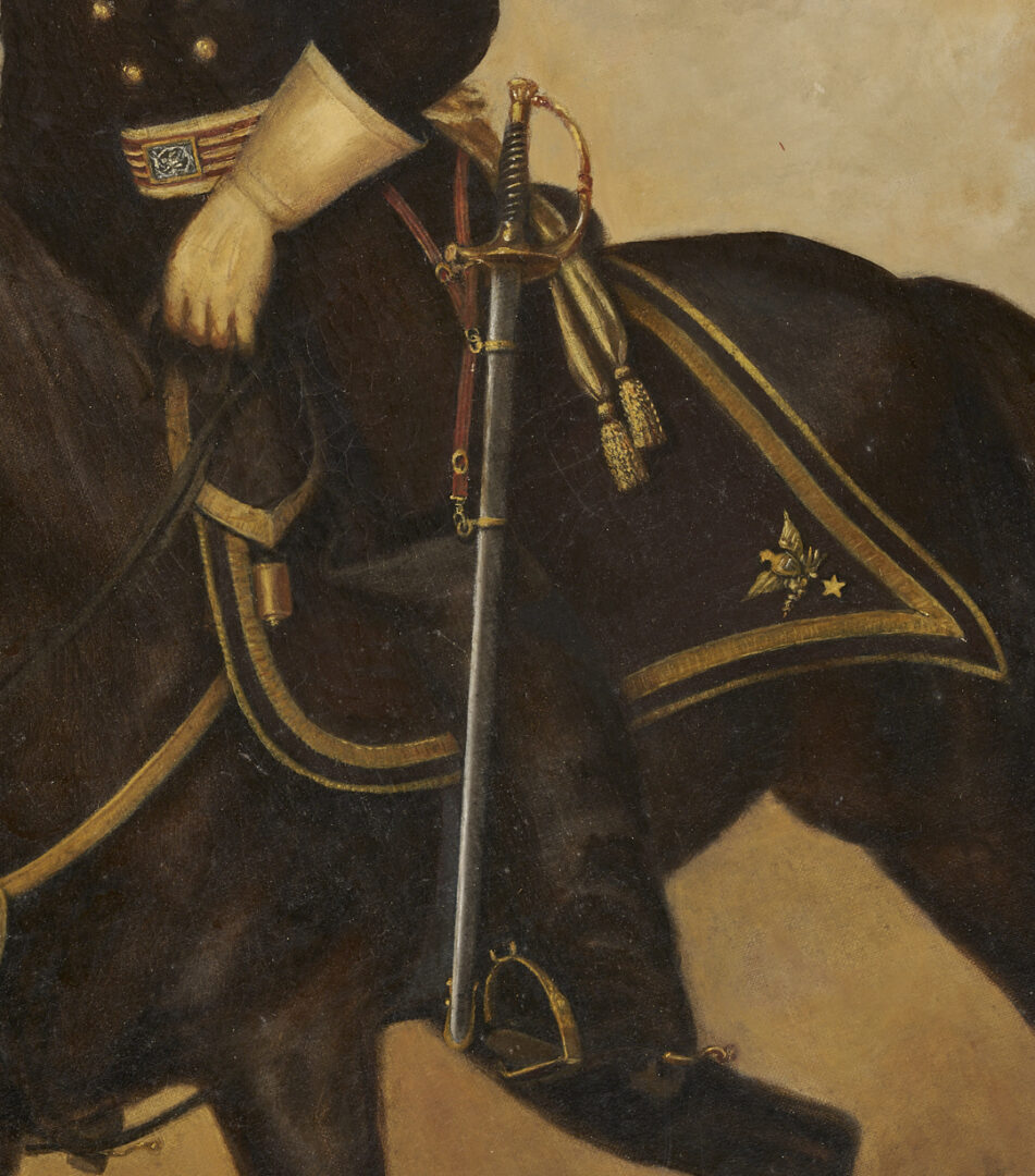 Lot 614: Equestrian Portrait of Gen. John Howard Kitching