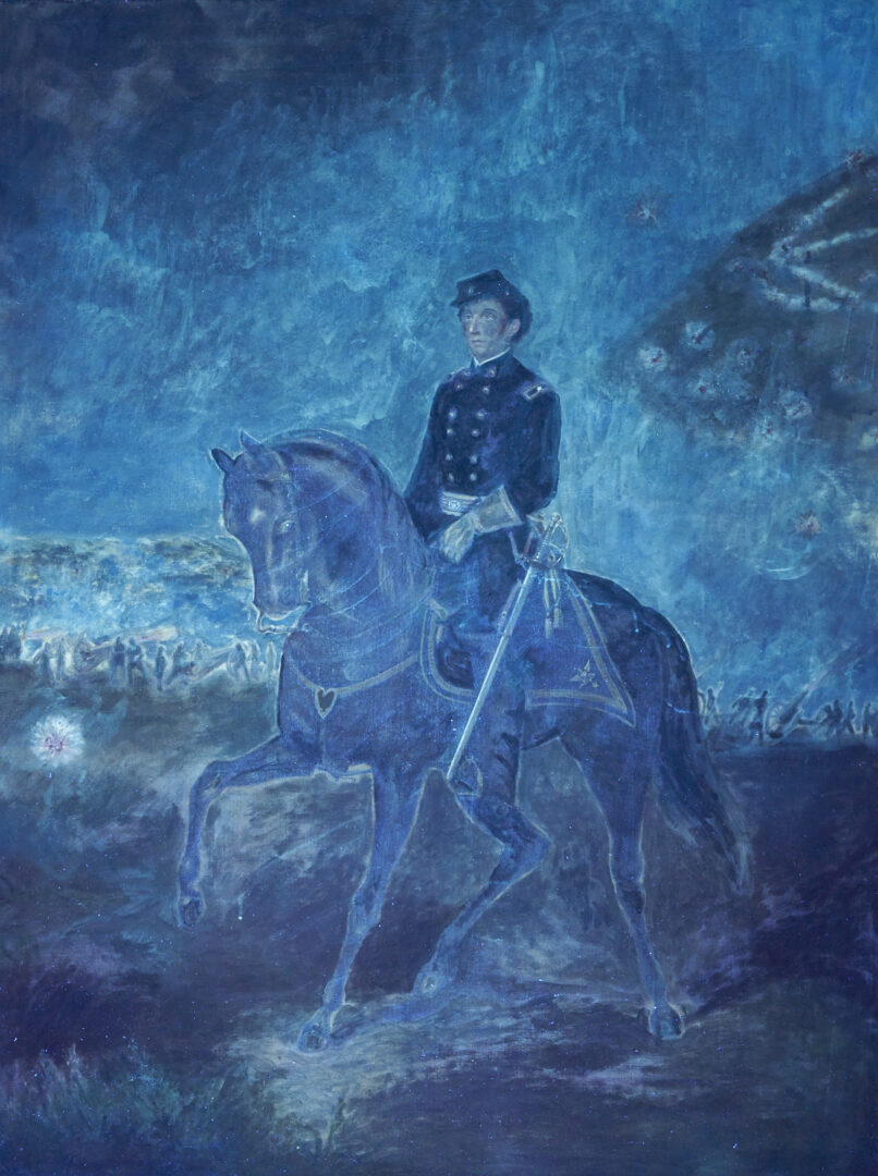 Lot 614: Equestrian Portrait of Gen. John Howard Kitching