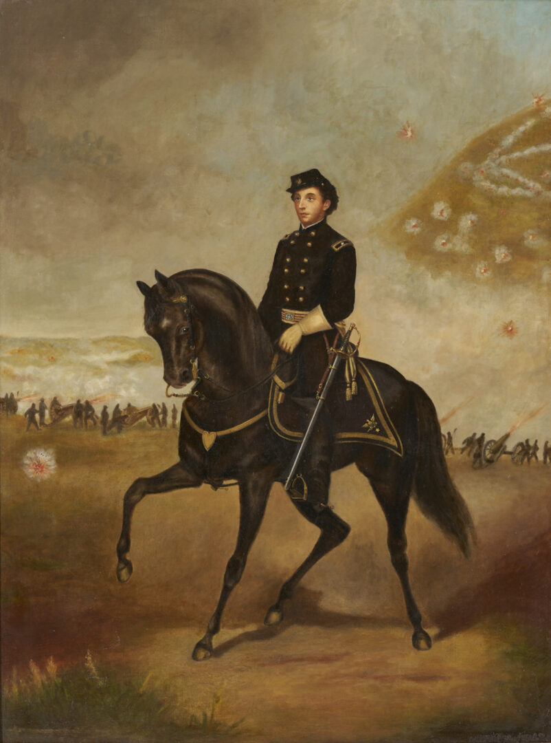 Lot 614: Equestrian Portrait of Gen. John Howard Kitching