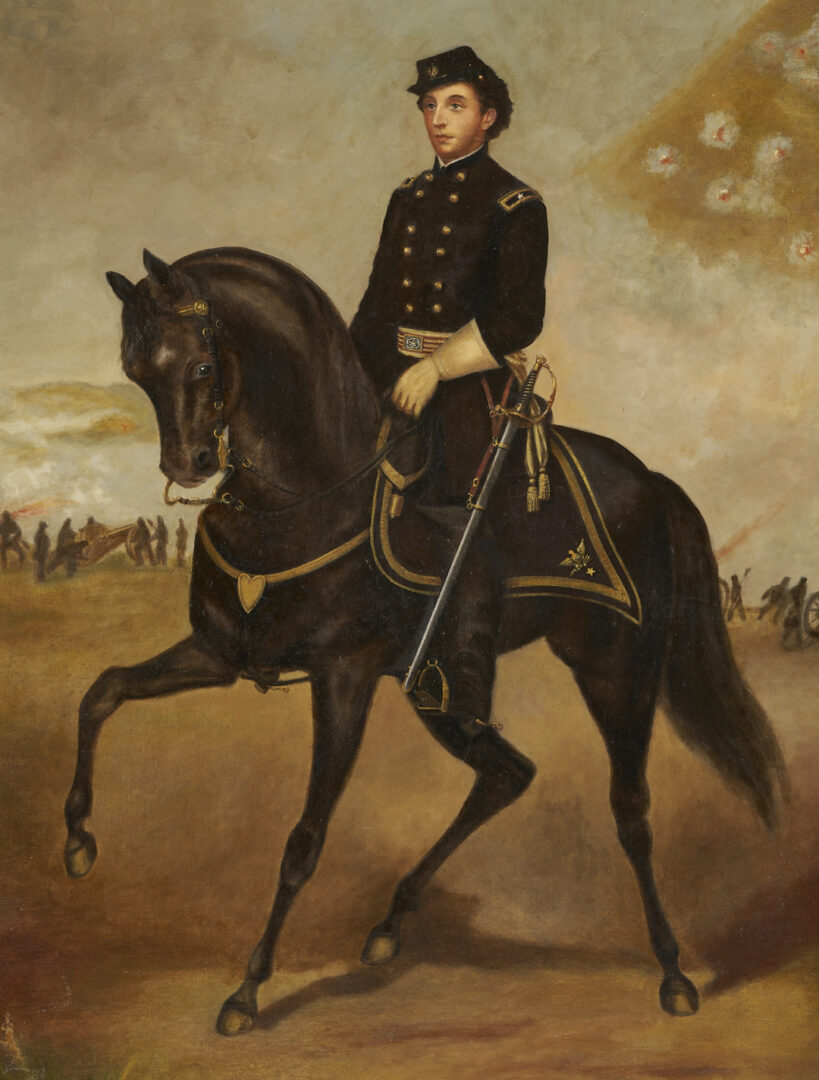 Lot 614: Equestrian Portrait of Gen. John Howard Kitching