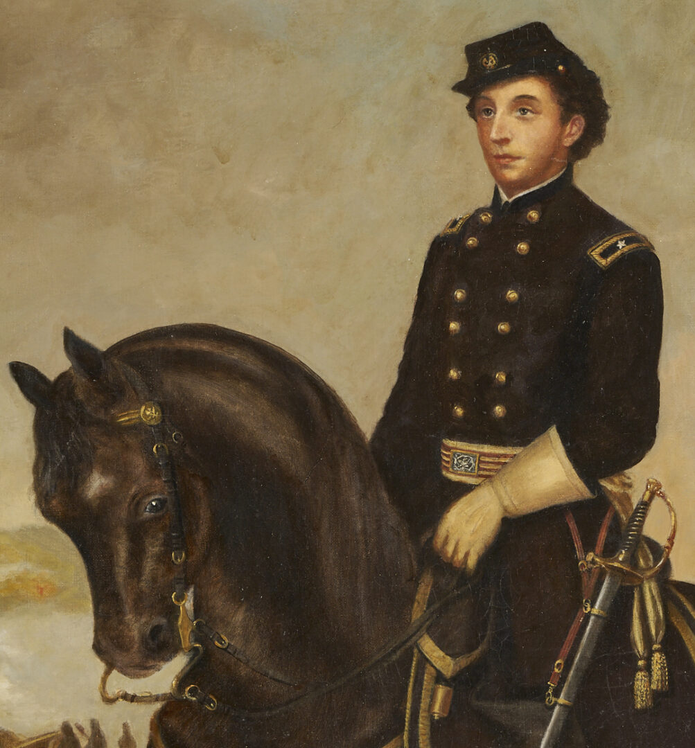 Lot 614: Equestrian Portrait of Gen. John Howard Kitching