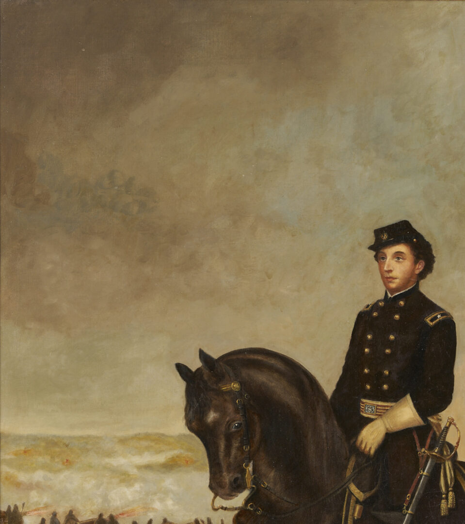 Lot 614: Equestrian Portrait of Gen. John Howard Kitching