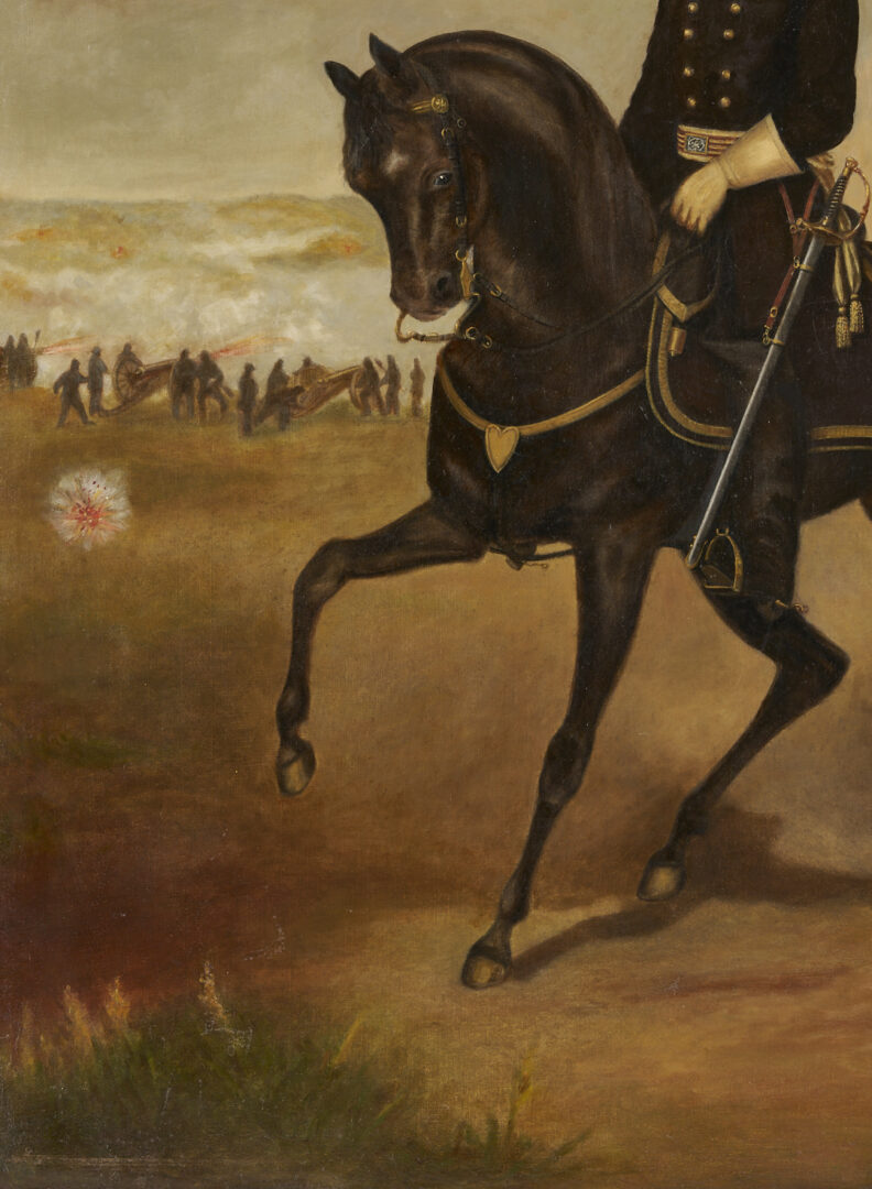 Lot 614: Equestrian Portrait of Gen. John Howard Kitching