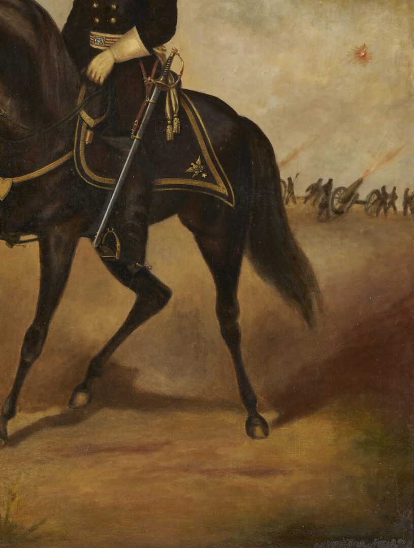 Lot 614: Equestrian Portrait of Gen. John Howard Kitching